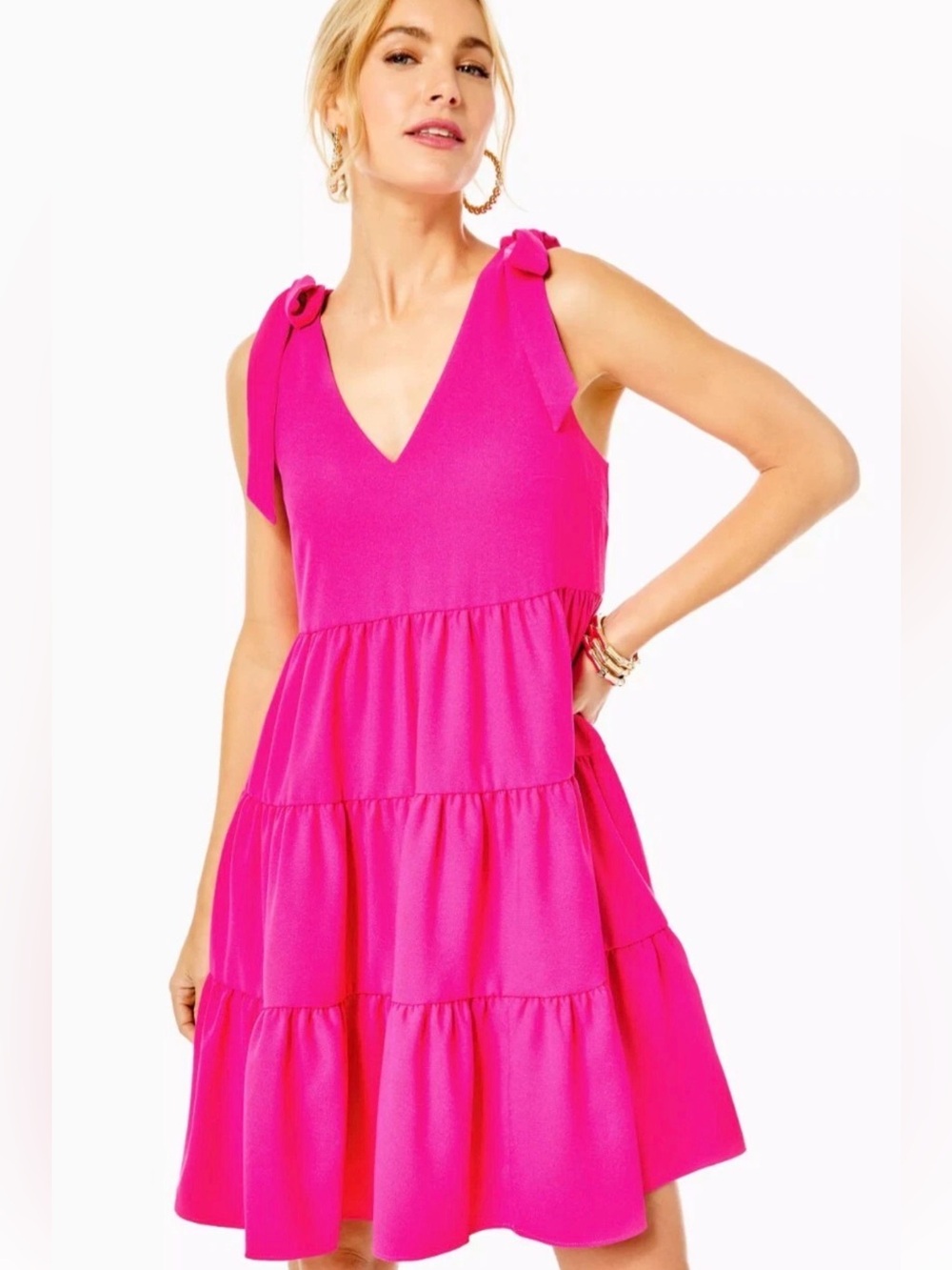 NWT Lilly Pulitzer Blisslyn Swing Dress Açaí Berry Size L